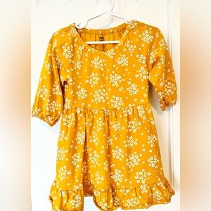 Tea Collection Ruffle Hem Dress (Size 3)